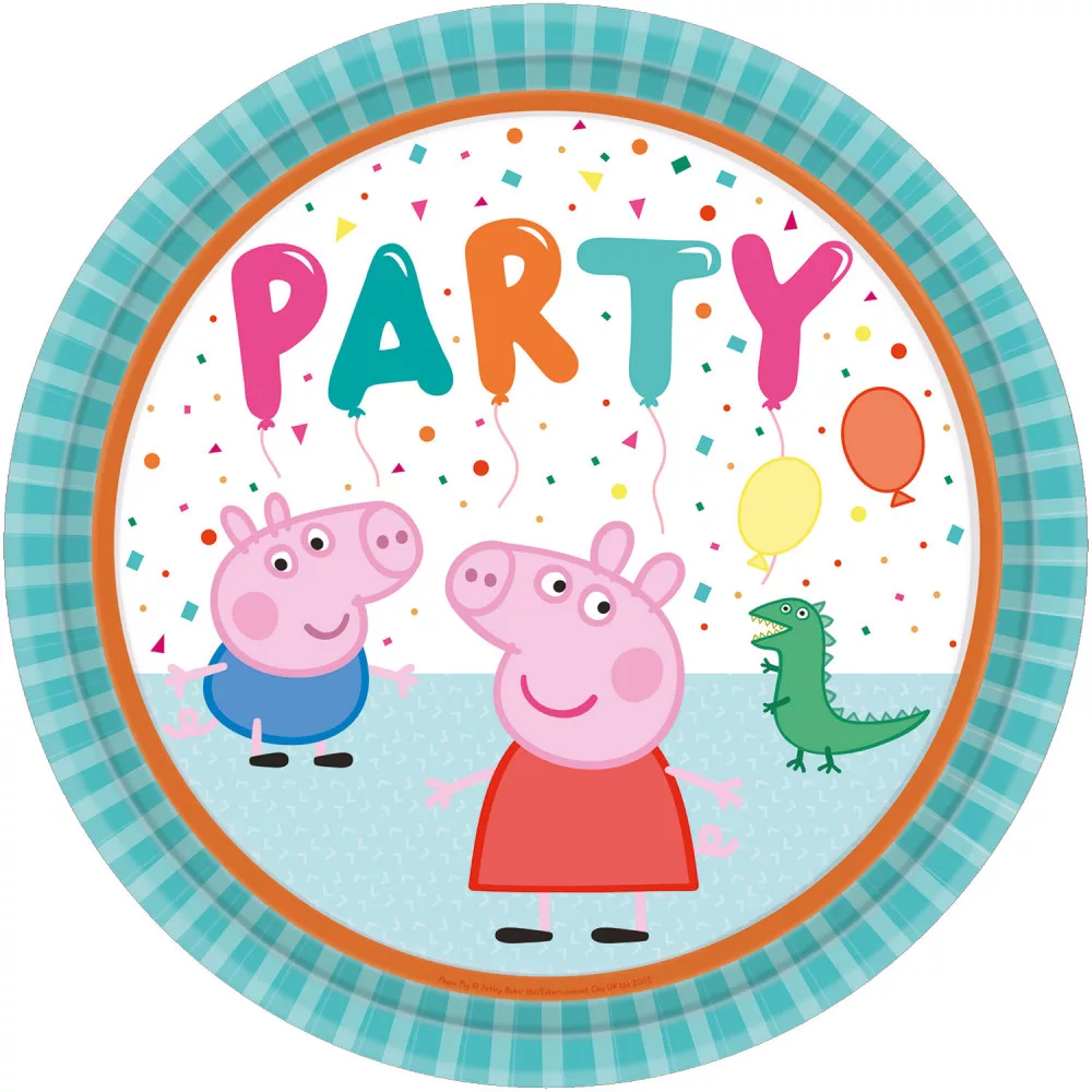 Papierový tanier 23cm PEPPA PIG party