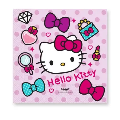 Servítky (20ks) HELLO KITTY móda