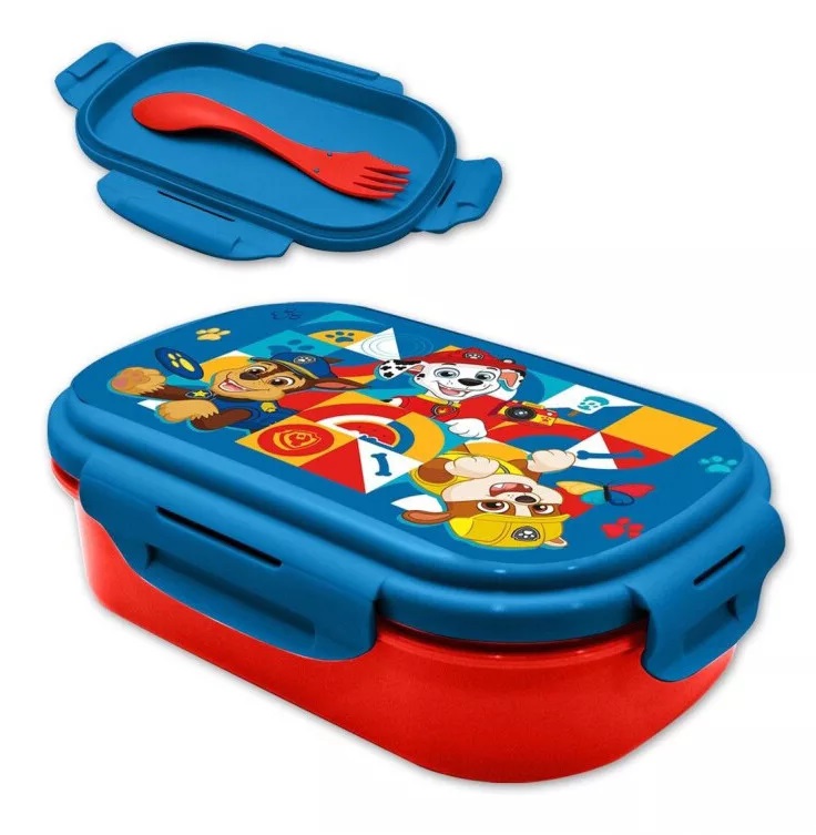 Desiatový box + príbor PAW PATROL