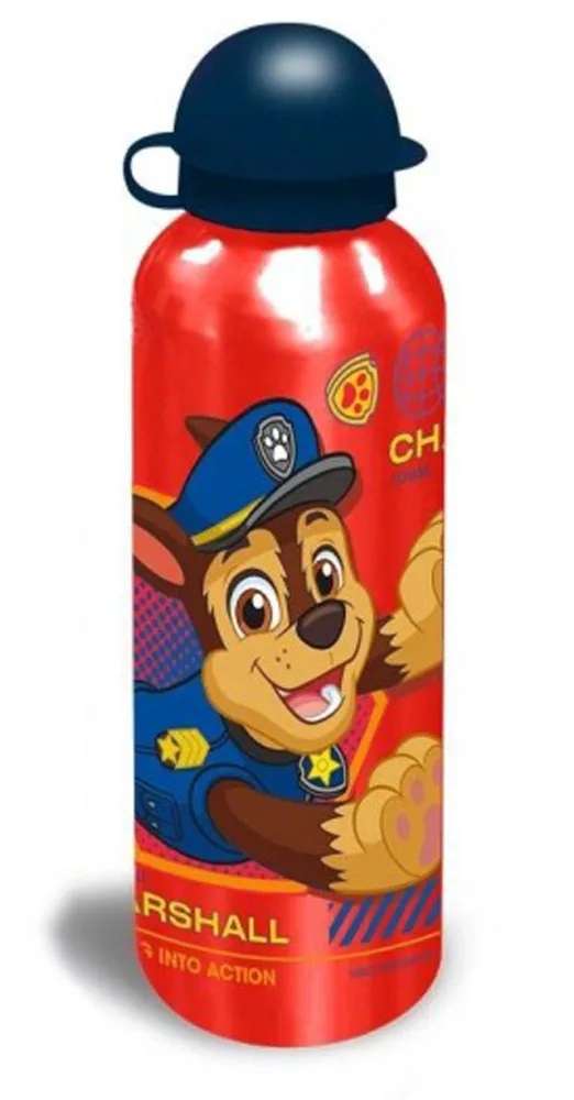 Hliníková fľaša PAW PATROL červená (500ml)