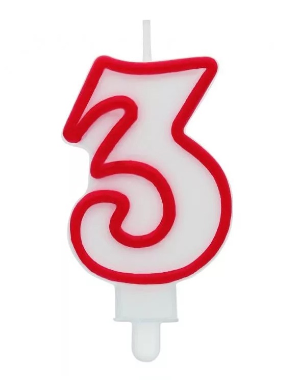 Sviečka č.3 red