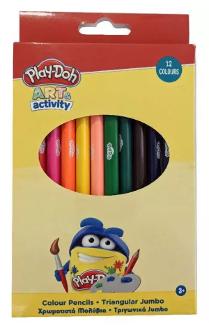Pastelky 12ks PLAY-DOH jumbo