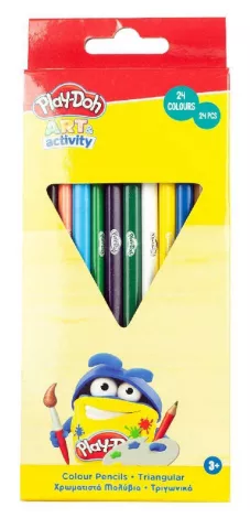 Pastelky 24ks PLAY-DOH trojuhoľníkové