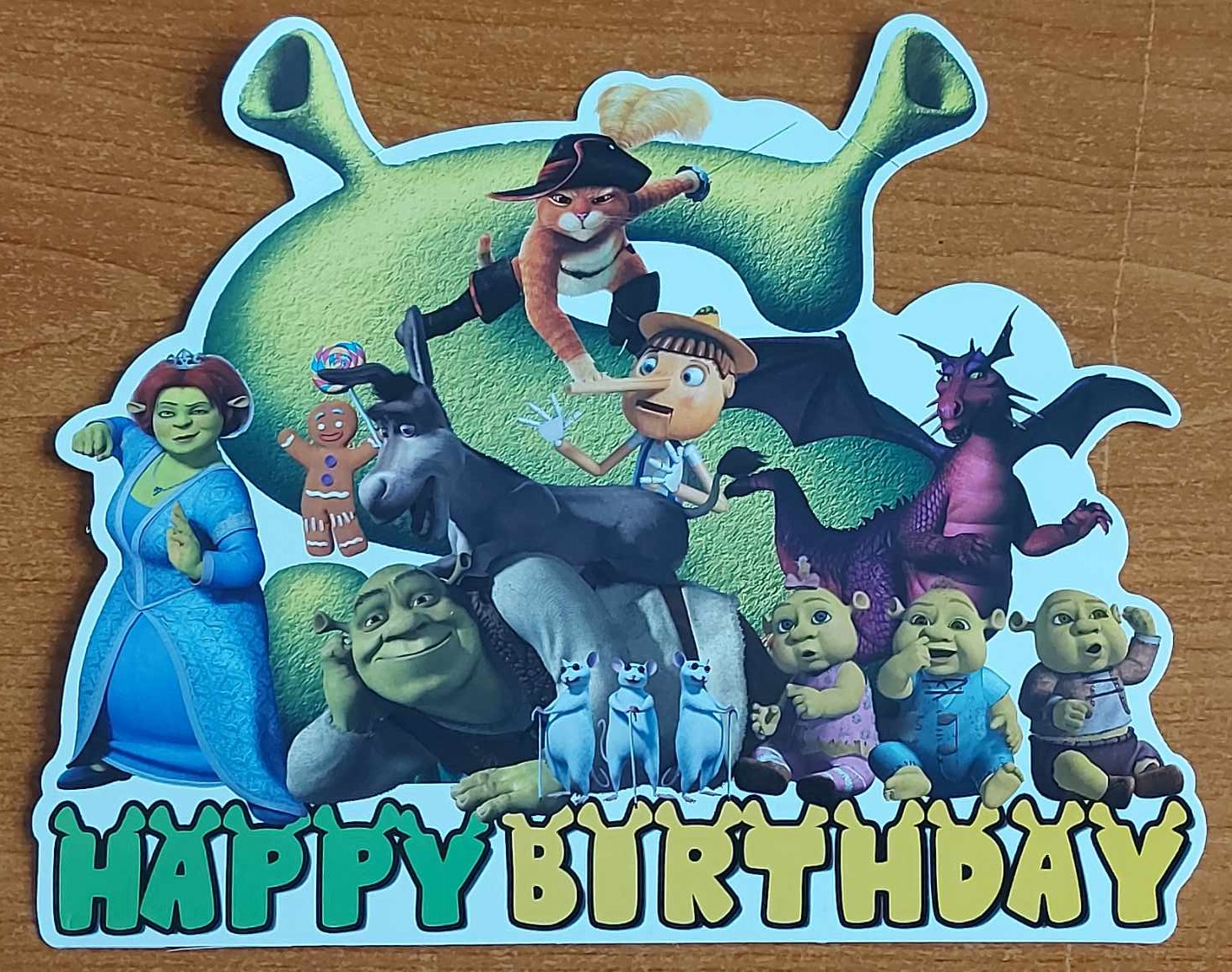 Tortový zápich SHREK