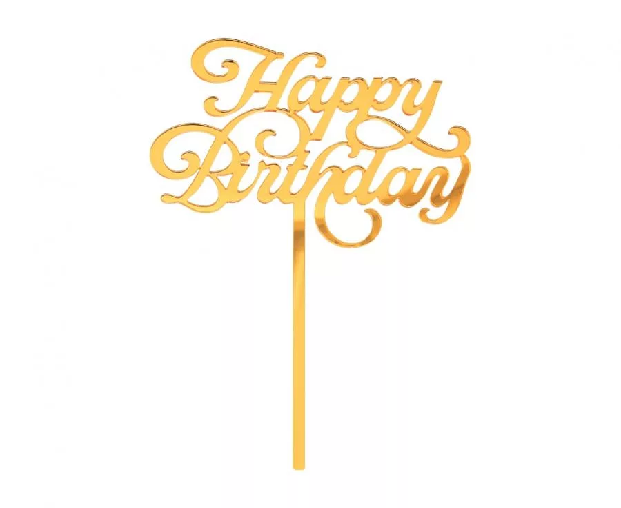 Tortový zápich HAPPY BIRTHDAY