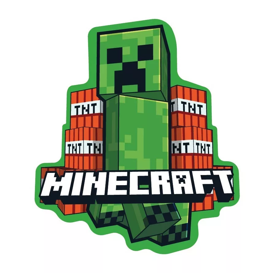 Vankúšik MINECRAFT zelený