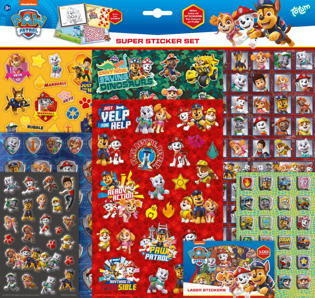 Hry + nálepky PAW PATROL