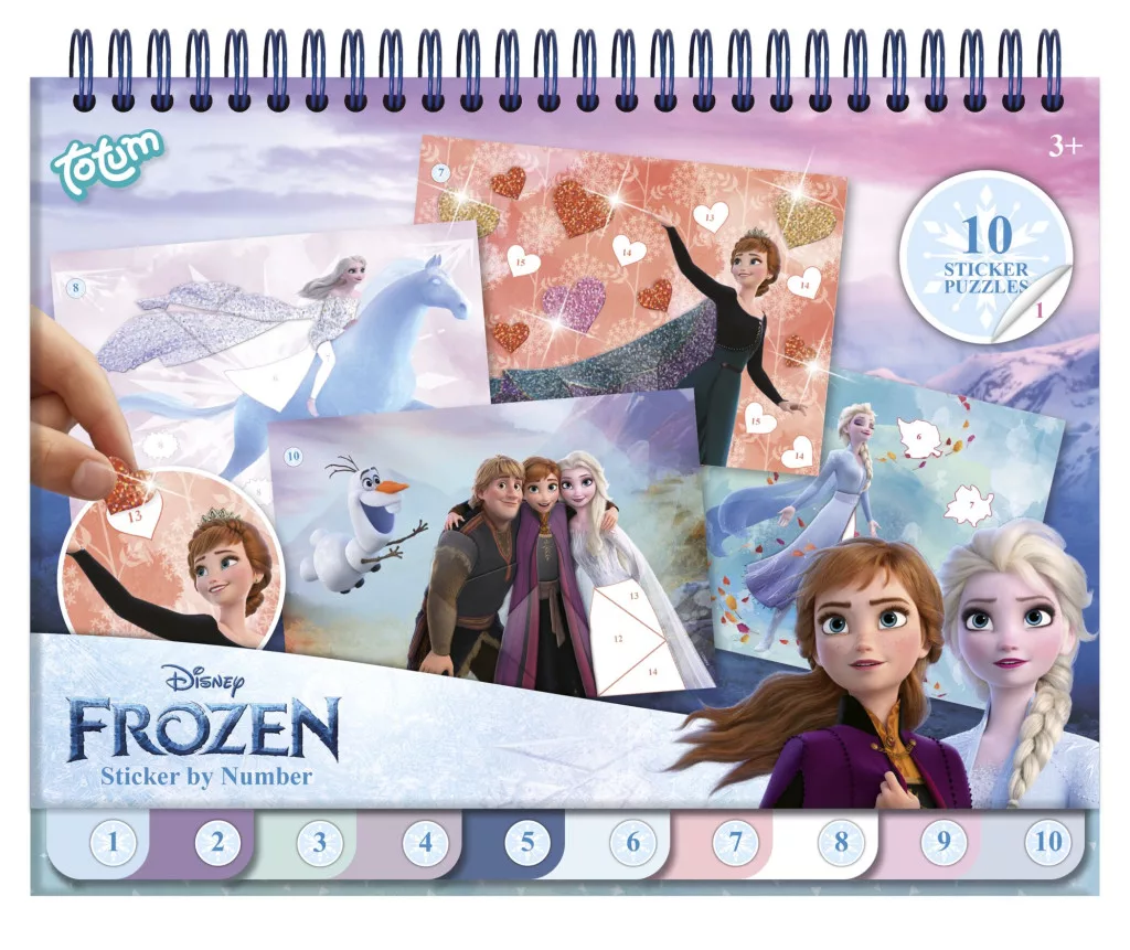 Nálepkové puzzle FROZEN