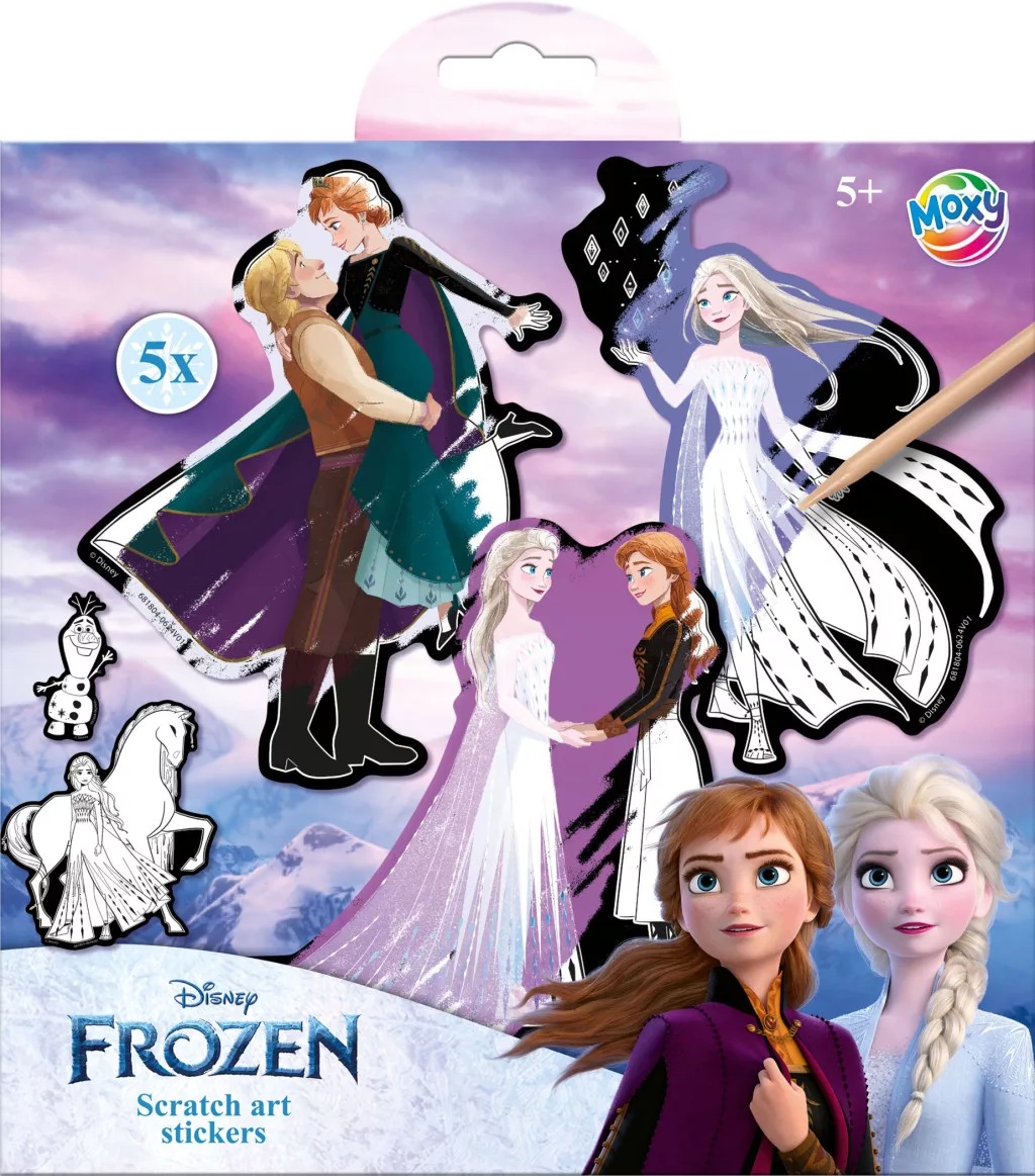 Vyškrabávanie nálepiek FROZEN