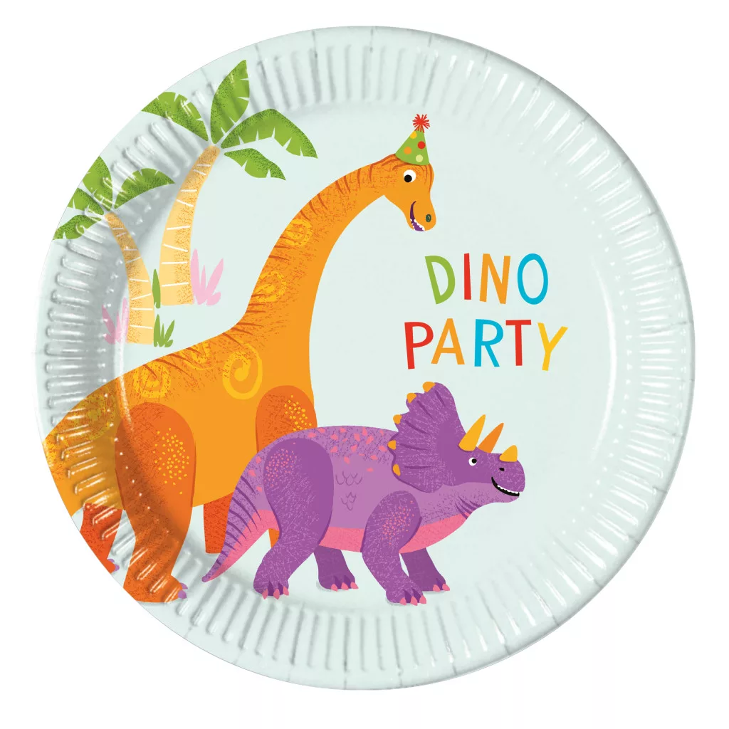 Papierový tanier 20cm DINO party