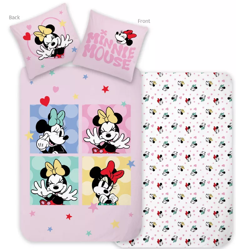 Obliečky 140x200 MINNIE koláž