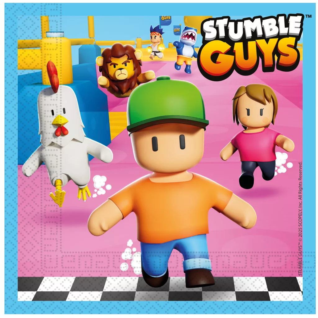 Servítky (20ks) STUMBLE GUYS