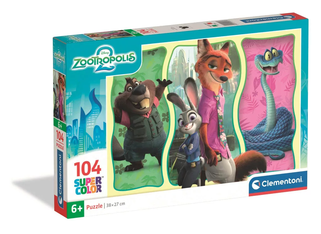 Puzzle 104 dielikov ZOOTROPOLIS
