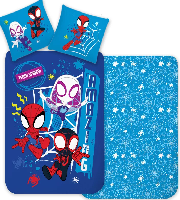 Obliečky 140x200 SPIDERMAN spidey team