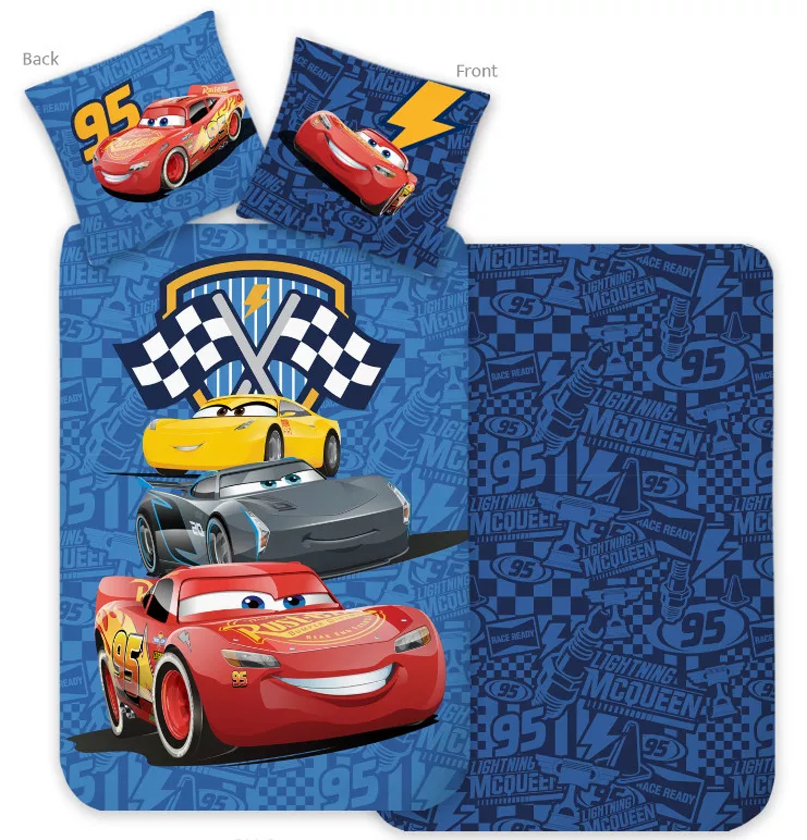 Obliečky do postieľky 100x135 CARS blue