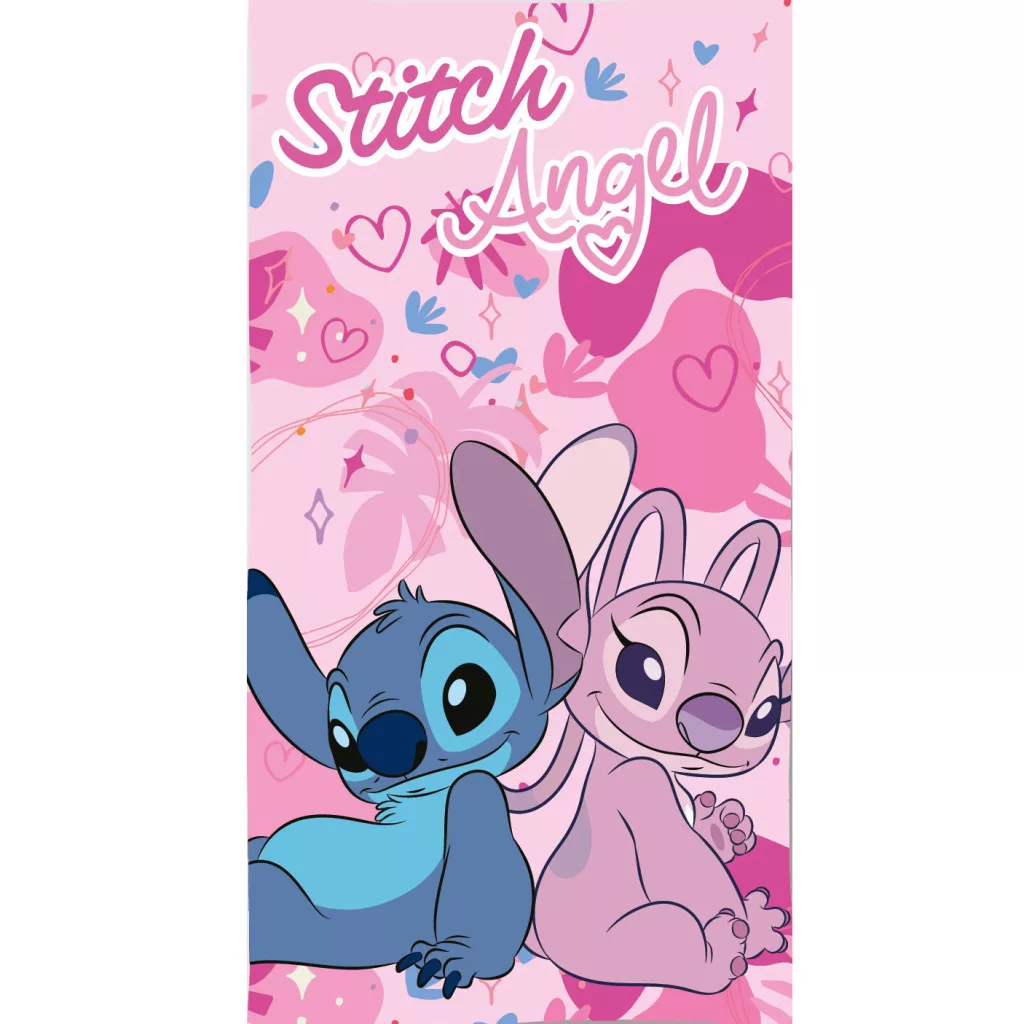 Osuška 70x140 LILO A STITCH love duo - rýchloschnúca