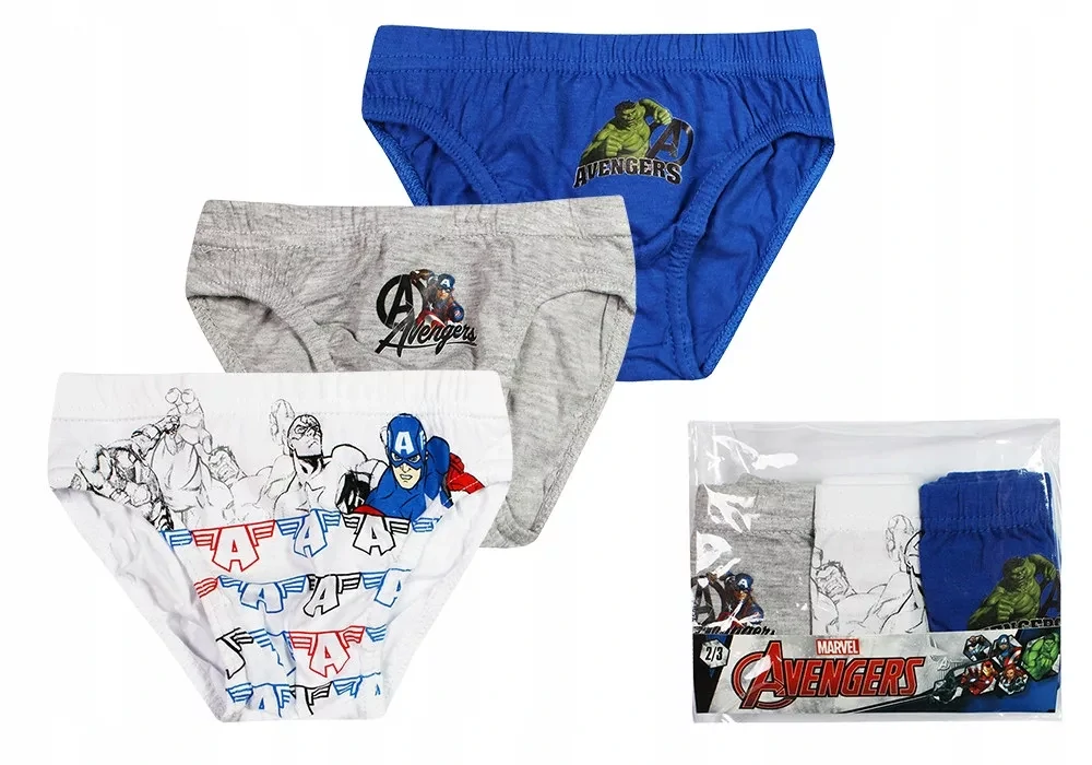 Chlapčenské slipy 3ks AVENGERS - 2/3r.