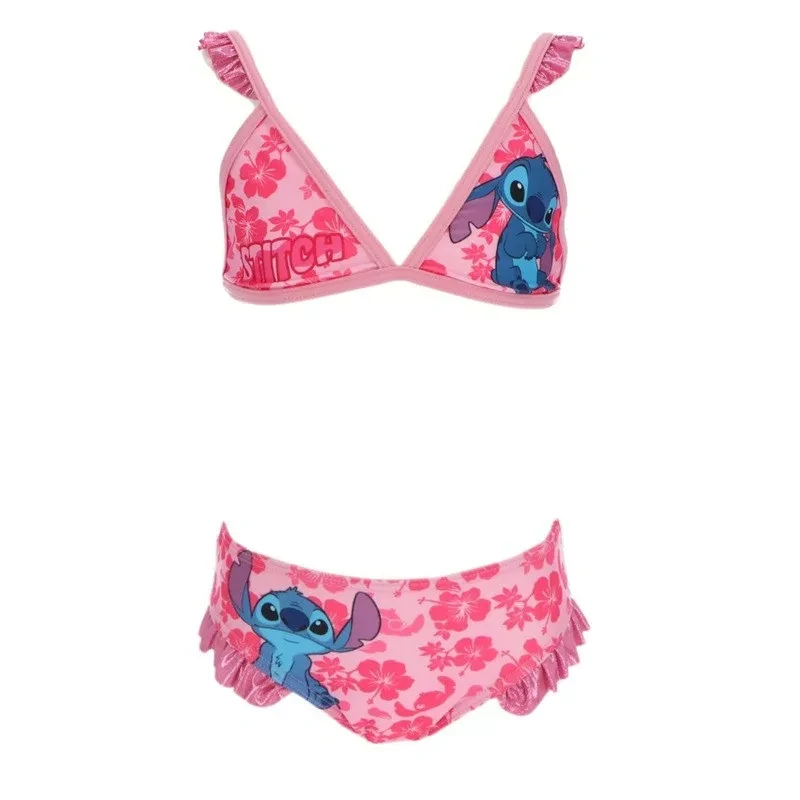 Dvojdielne plavky LILO A STITCH pink - 3/4r.