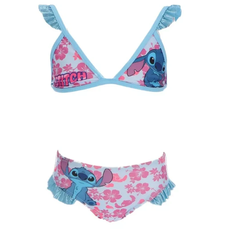 Dvojdielne plavky LILO A STITCH blue - 7/8r.