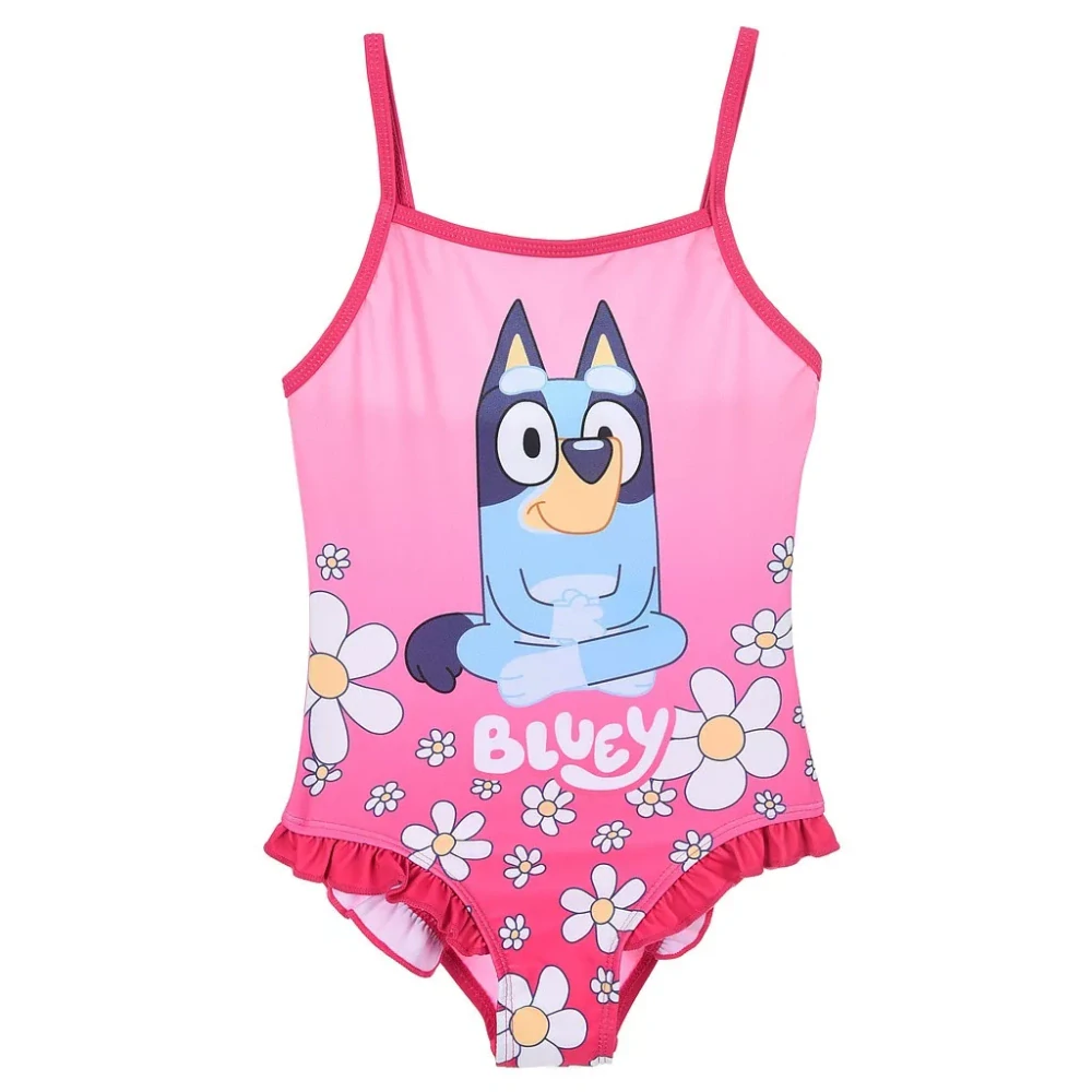 Dievčenské plavky BLUEY ružové - 4r.
