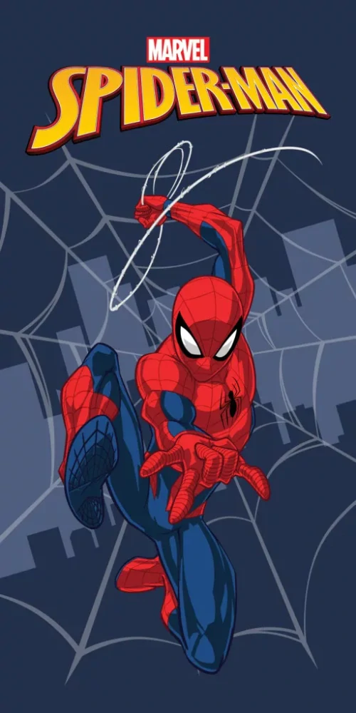 Osuška 70x140 SPIDERMAN dark (rýchloschnúca)