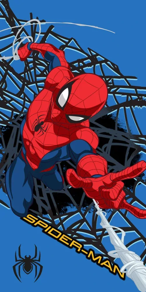 Osuška 70x140 SPIDERMAN pád (rýchloschnúca)