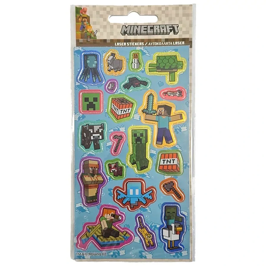 Holografické nálepky MINECRAFT