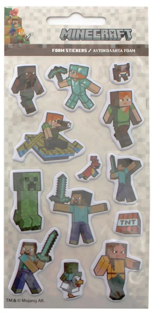 Mäkké nálepky MINECRAFT