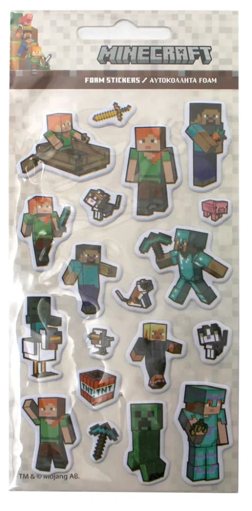 Mäkké nálepky MINECRAFT