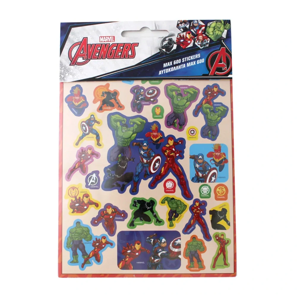 Sada nálepiek AVENGERS (600ks)