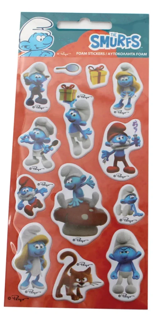Mäkké nálepky ŠMOLKOVIA