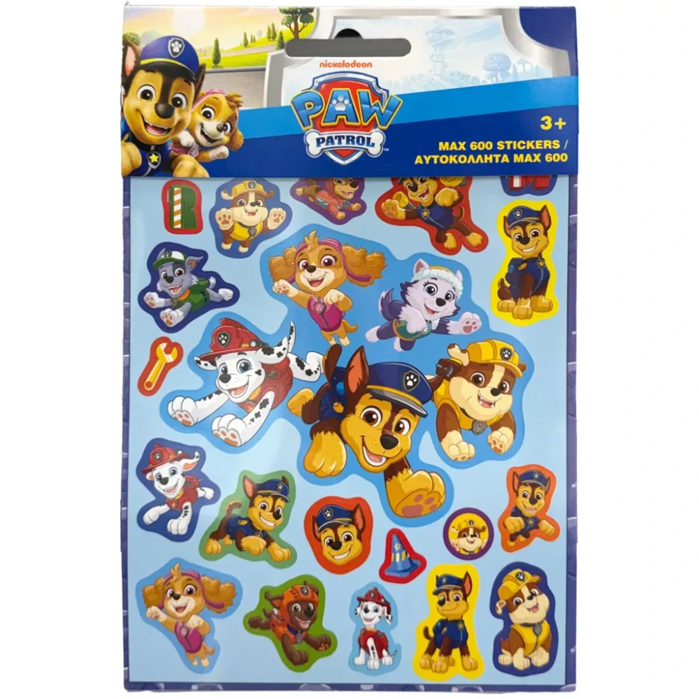 Sada nálepiek PAW PATROL (600ks)
