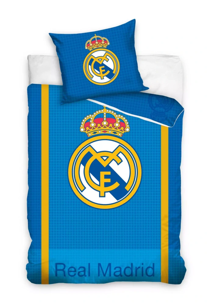 Obliečky 140x200 REAL MADRID blue