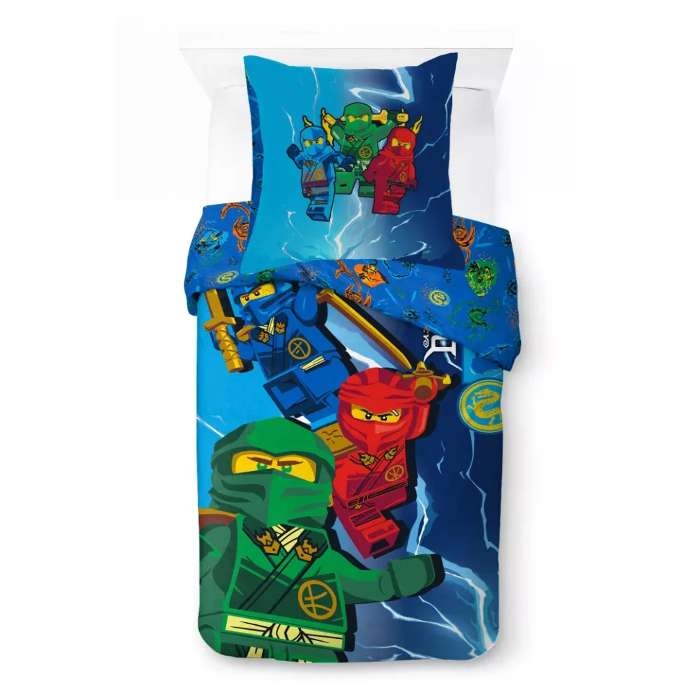 Obliečky do postieľky 100x135 LEGO NINJAGO dragon