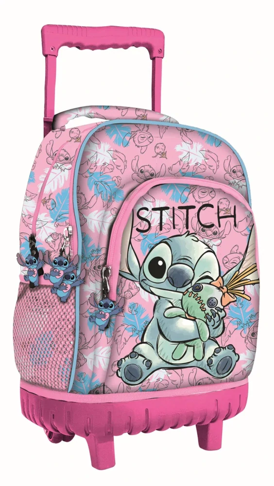 Školská taška na ťahanie LILO A STITCH doll 44cm