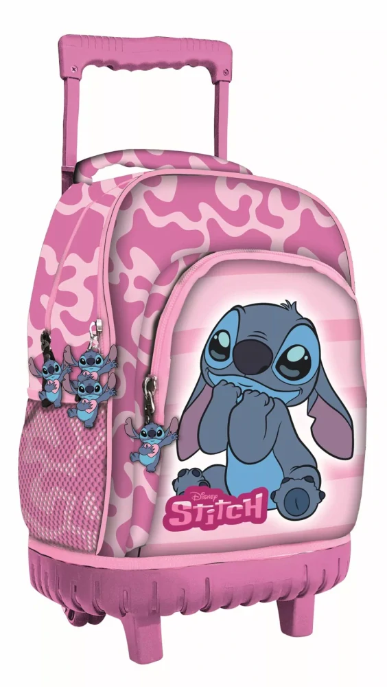 Školská taška na ťahanie LILO A STITCH lovely 44cm