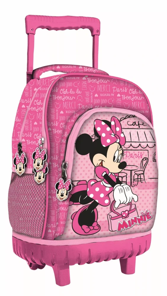 Školská taška na ťahanie MINNIE paris 44cm