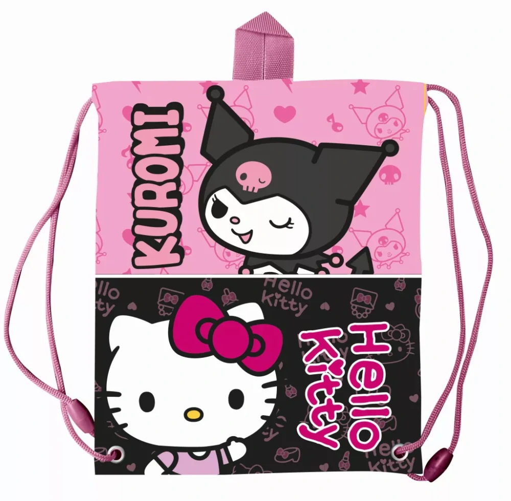 Sťahovacie vrecko HELLO KITTY A KUROMI 30cm