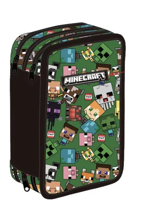 Plnený peračník (3 poschodia) MINECRAFT characters