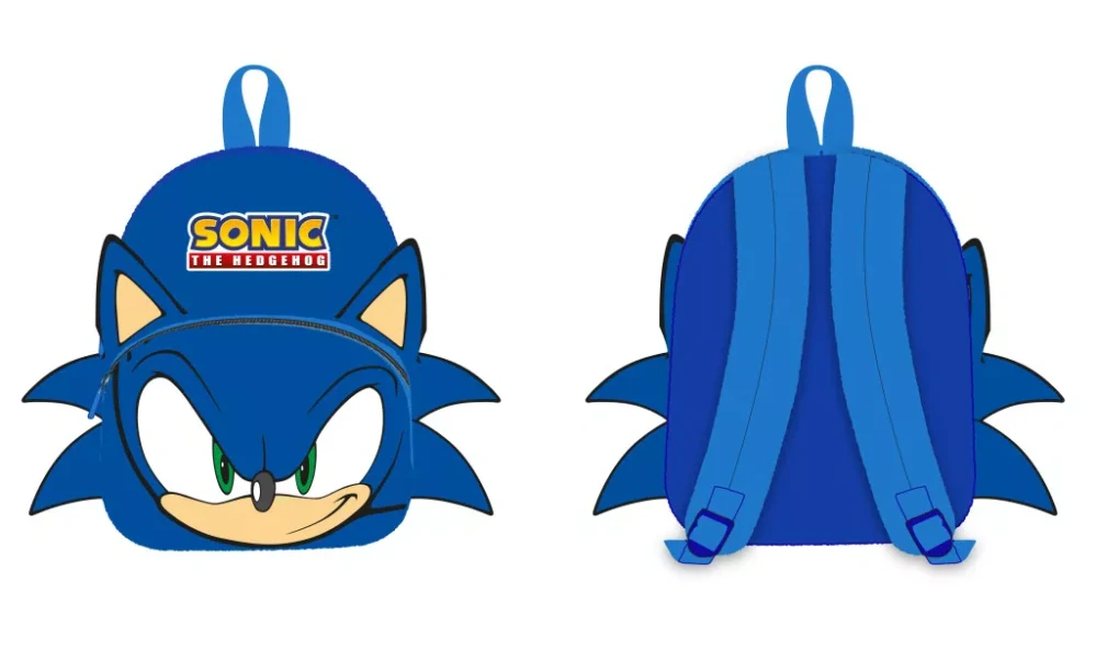 3D plyšový ruksak SONIC 30cm
