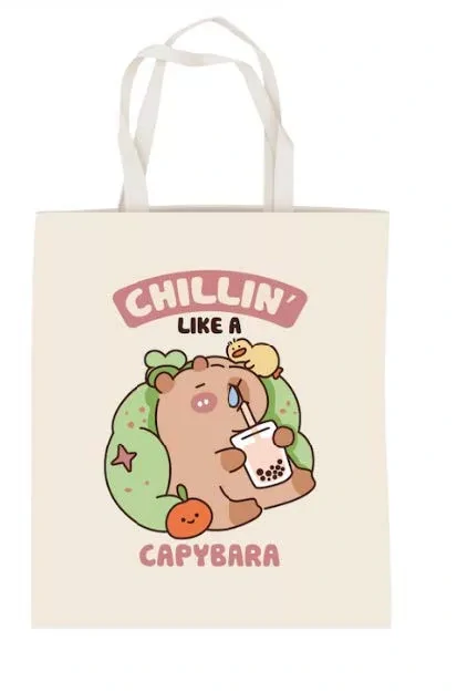 Nákupná taška KAPYBARA chill
