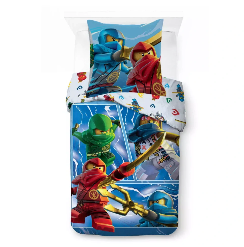 Obliečky 140x200 LEGO NINJAGO warriors