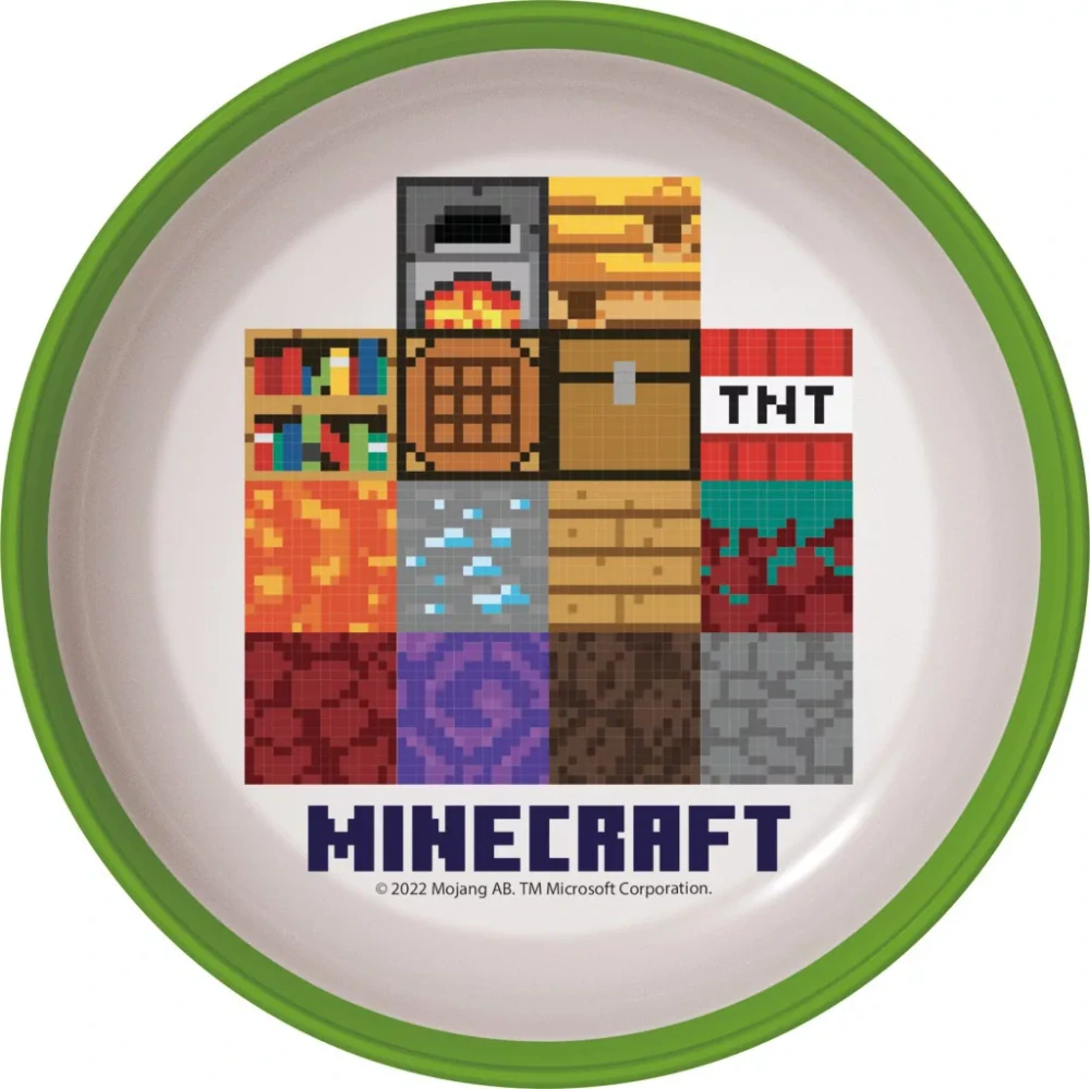 Hlboký tanier MINECRAFT kocky