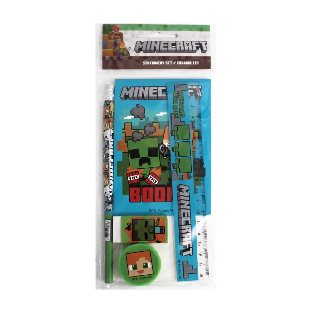 Súprava na písanie (5ks) MINECRAFT Creepers