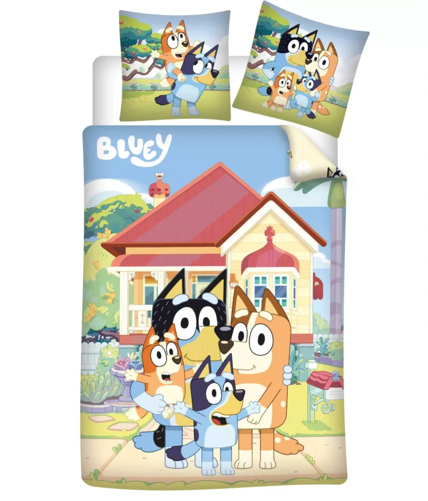 Obliečky 100x135 BLUEY šťastie