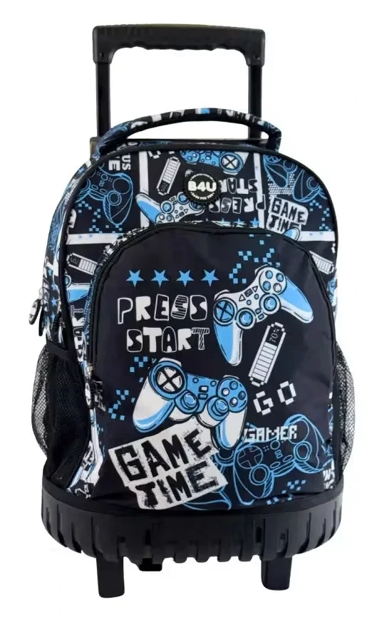 Školská taška na ťahanie GAMER press 44cm