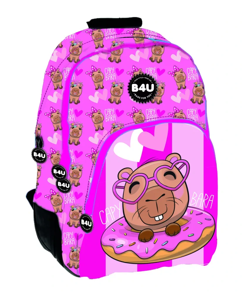 Školská taška KAPYBARA donut 44cm