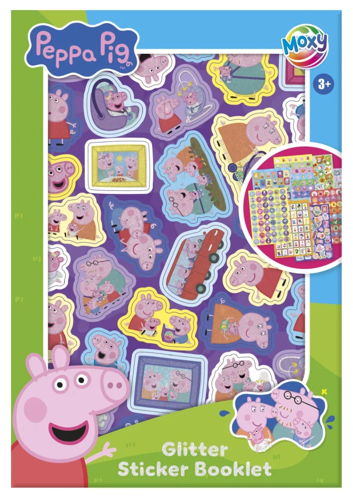 Nálepkový album s nálepkami PEPPA PIG