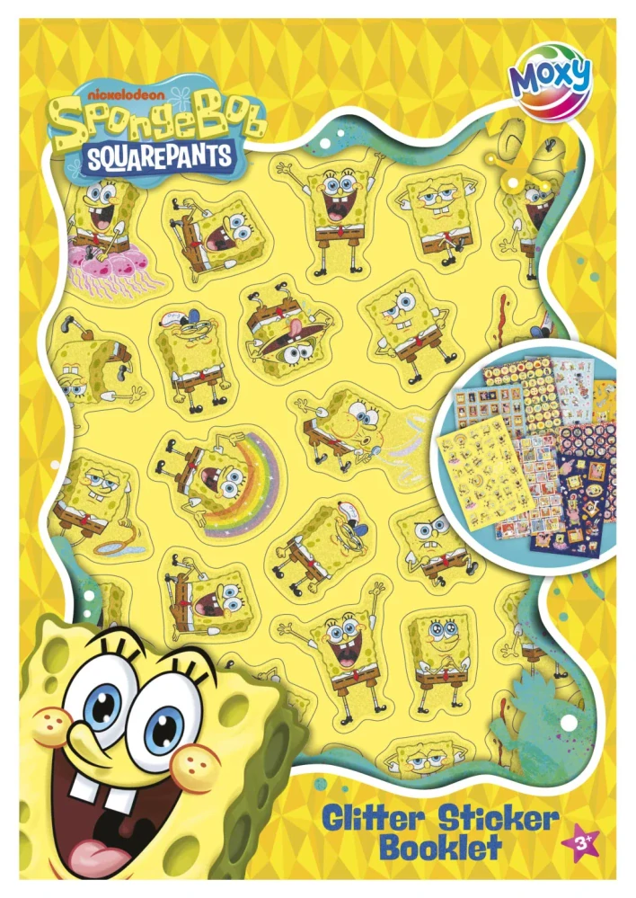 Nálepkový album s nálepkami SPONGEBOB