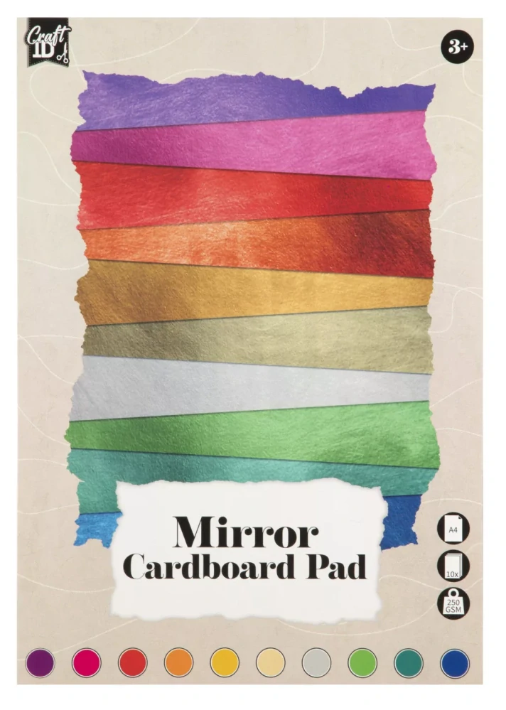 Farebný papier A4 zrkadlový